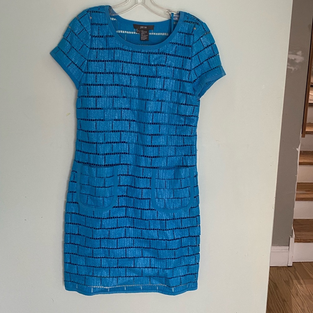 NWOT Per Se Size 2 Dress - Blue